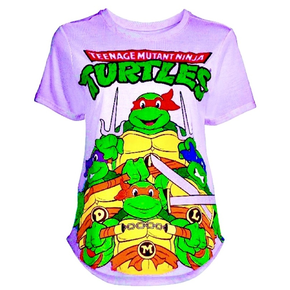 Teenage Mutant Ninja Turtles Womens Juniors Relaxed Medium 7/9 NEW WITH TAGS